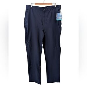 Coolibar Marco Summer Casual Blue Pants UPF 50+ Size 38x32 NWT